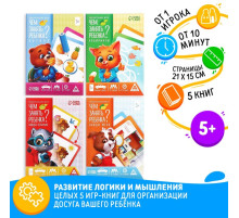 Набор книг «Чем занять ребёнка?», 5+, 5 книг