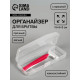 Футляр для бритвы,15×5×3 см, прозрачный