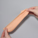 Носочки для педикюра, силиконовые, с перфорацией, 18×8 см, бежевые