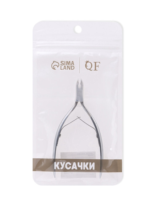 Кусачки маникюрные для кутикулы «Премиум», двойная пружина, 11.4 см, длина лезвия-6 мм