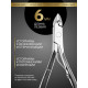 Кусачки маникюрные для кутикулы Premium, 10.2 см, длина лезвия-6 мм