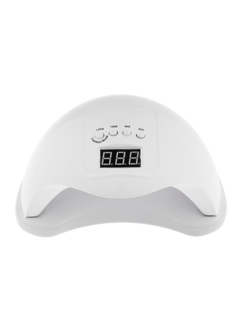 Лампа для маникюра Luazon LUF-01, UV/LED, 24 диода, 48 Вт, таймер, USB, белая