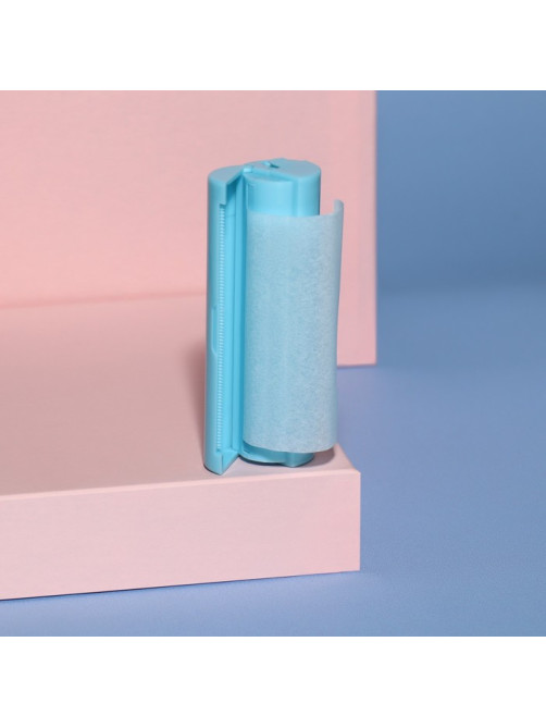 Мыло листовое голубое, в рулоне, 2.3×9 см, 120 см