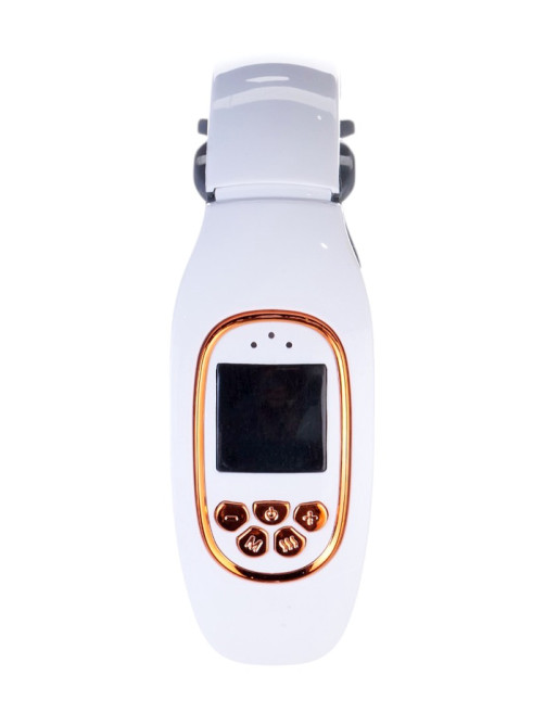 Массажёр для шеи Luazon LEM-50, 4 Вт, 4 режима, USB, от АКБ, белый