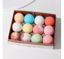 Бомбочки для ванны Bath bomb, 12 шт.× 40 г, BEAUTY FOX