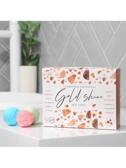 Бомбочки для ванны Bath bomb, 12 шт.× 40 г, BEAUTY FOX