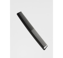 Расчёска антистатическая, комбинированная, карбон, 22.7×3.2 (±1) см, чёрная