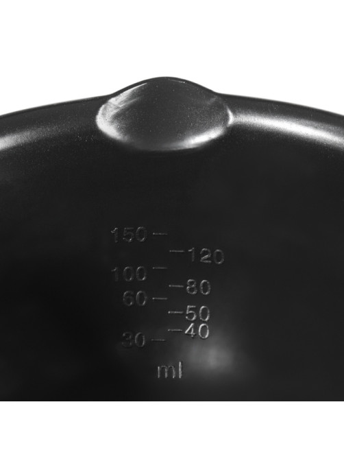 Чаша для окрашивания, с ручкой, 150 мл, d=11(±1) см, чёрная