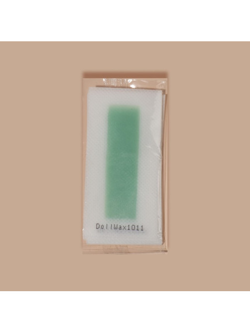 Восковые полоски для депиляции лица, 10×5 см, 24 шт., зелёные
