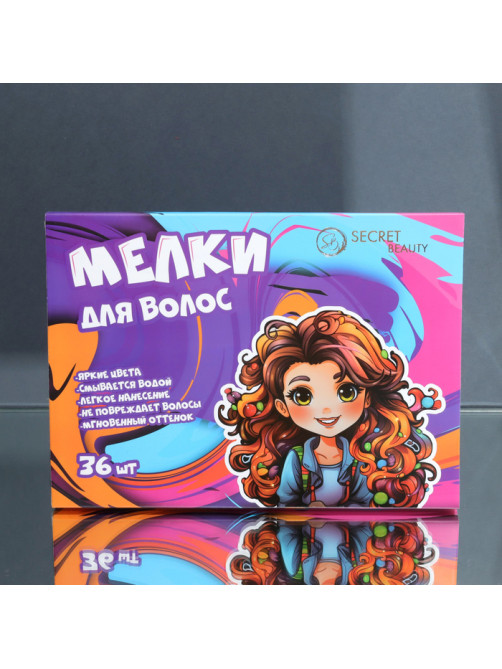 Мелки для волос, 36 шт.