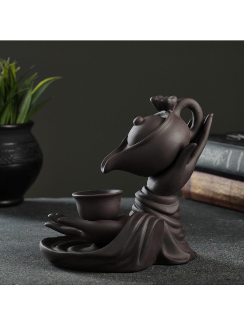 Подставка для благовоний TAKE IT EASY «Чайная церемония», стелющийся дым, 16×14×9 см
