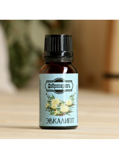 Эфирное масло «Эвкалипт», флакон-капельница, 17 мл «Добропаровъ»