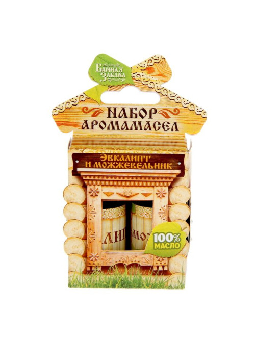 Набор «Эвкалипт и можжевельник» 2 эфирных масла 100% 15 мл