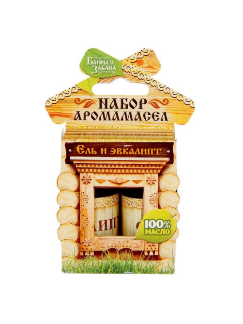 Набор «Ель и эвкалипт» 2 эфирных масла 100% 15 мл