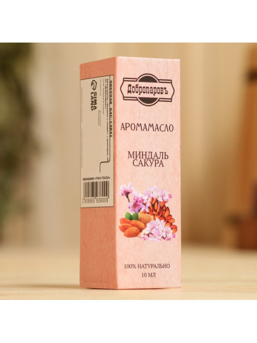 Эфирное масло «Миндаль и сакура», с дозатором, 10 мл «Добропаровъ»