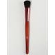 Кисть для макияжа Brush WOOD, 18 (±1) см, коричневая