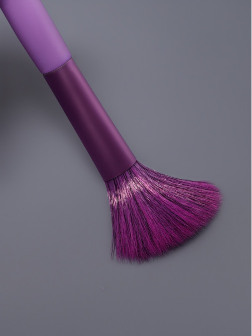 Набор кистей для макияжа COLOR POWER, 6 шт., фиолетовый