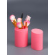Набор кистей для макияжа COLOR POWER pink, 12 шт., футляр, розовый