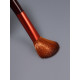 Набор кистей для макияжа SMOKY, 7 шт., в футляре, чёрный
