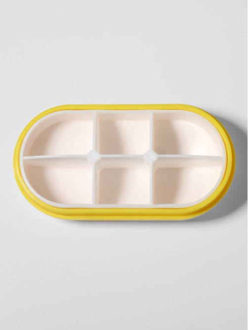 Таблетница Pill Box, 6 секций, 10×5.5×3 см, МИКС