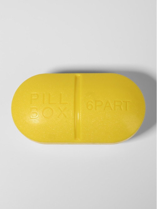 Таблетница Pill Box, 6 секций, 10×5.5×3 см, МИКС