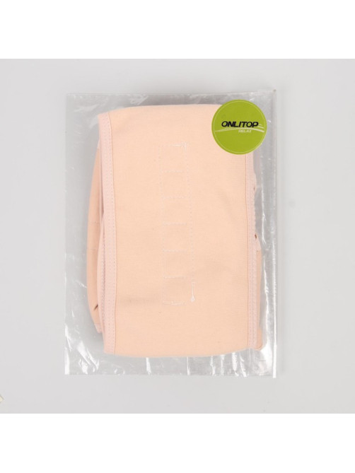 Массажёр - фиксатор для осанки и поясницы, на фастексах, размер 2XL-3XL, бежевый