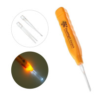 Палочка для чистки ушей Luazon LES-03, LED-подсветка, 3 насадки, от батареек