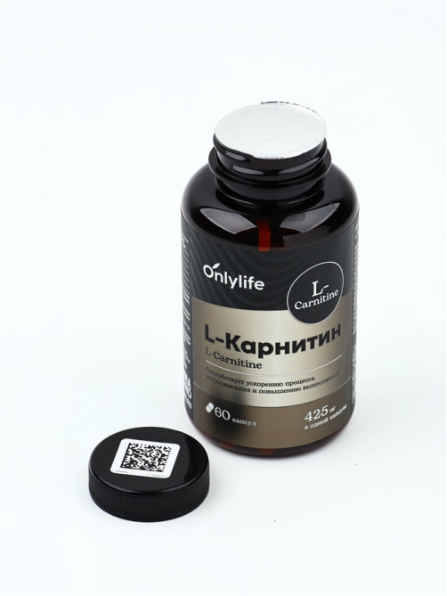 L - карнитин жиросжигатель спортивный, для похудения, 60 капсул