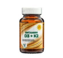 Витамин D3 + K2 Vitamuno, 600 МЕ, 60 таблеток