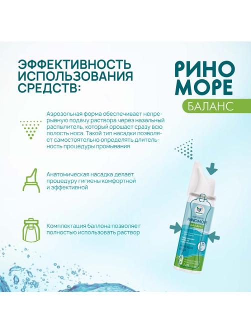 Аэрозоль РиноМоре Баланс, 50 мл.