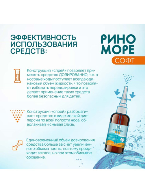 Спрей назальный РиноМоре Софт, 100 мл