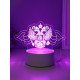 Светильник 3D RISALUX «Герб», LED-ночник, RGB, от сети, 9.5×16×9.9 см