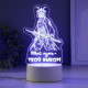 Светильник 3D RISALUX «Твой путь», LED-ночник, RGB, от сети