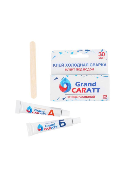 Эпоксидный клей К2 Grand Caratt, универсальный, двухкомпонентный, 20 г
