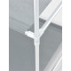 Вешалка - стойка напольная для одежды LaDо́m, 2 полки, 55×36×140 см, белая