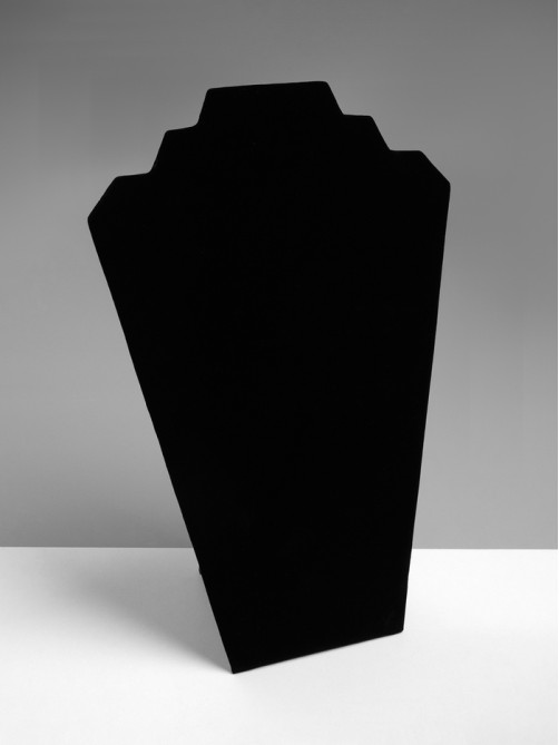 Бюст для украшений QF, 21×11×31 см, h=31 см, чёрный