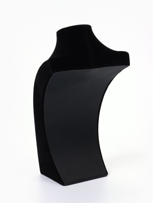 Бюст для украшений QF, 18×12×30 см, чёрный