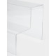 Подставка горка 2 ступеньки, 40×21×20 см, оргстекло 3 мм