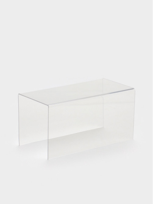 Подставка ступенька одинарная, 20×10×10 см, оргстекло 2 мм