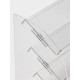Горка 3 ступеньки угол 30, 33×17×19 см, оргстекло 2 мм