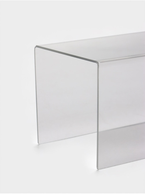 Ступенька одинарная 40×10.5×10 см, оргстекло 2 мм