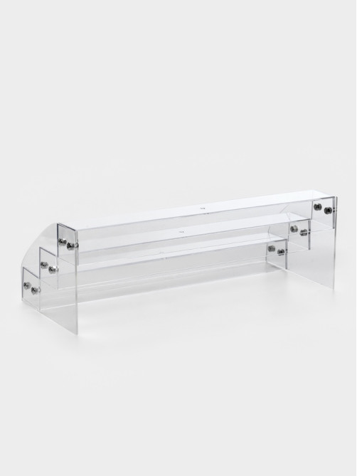 Подставка под лаки 3 этажа, 31×10.3×12.8 см, оргстекло 2 мм