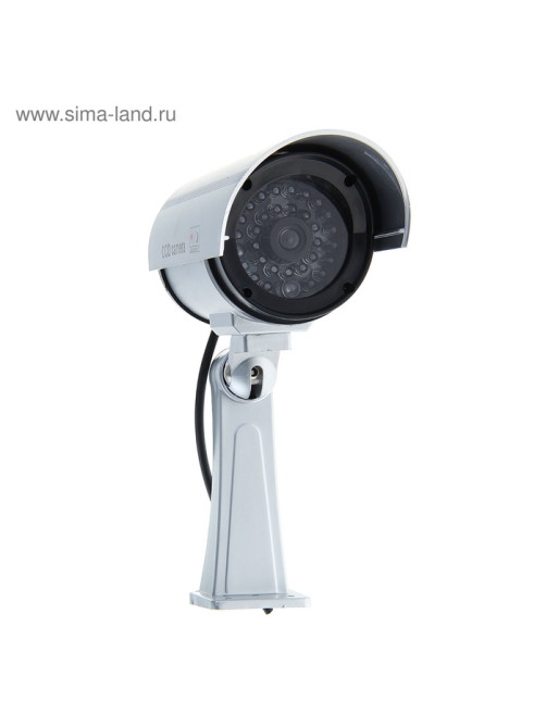 Муляж уличной видеокамеры Luazon VM-2, с индикатором, 2хАА (не в комплекте), серый