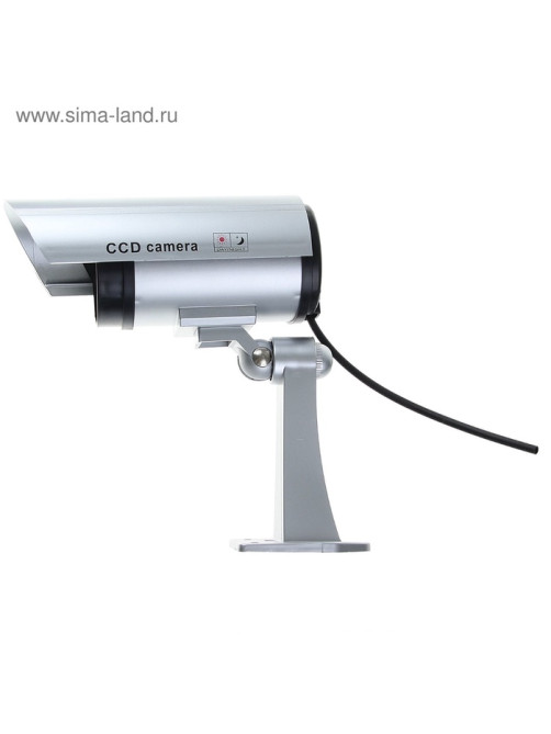 Муляж уличной видеокамеры Luazon VM-2, с индикатором, 2хАА (не в комплекте), серый