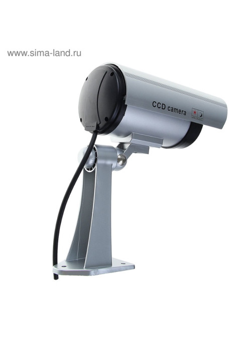 Муляж уличной видеокамеры Luazon VM-2, с индикатором, 2хАА (не в комплекте), серый
