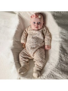 Комбинезон детский вязаный «Крошка Я» Leo Baby, рост 86-92 см