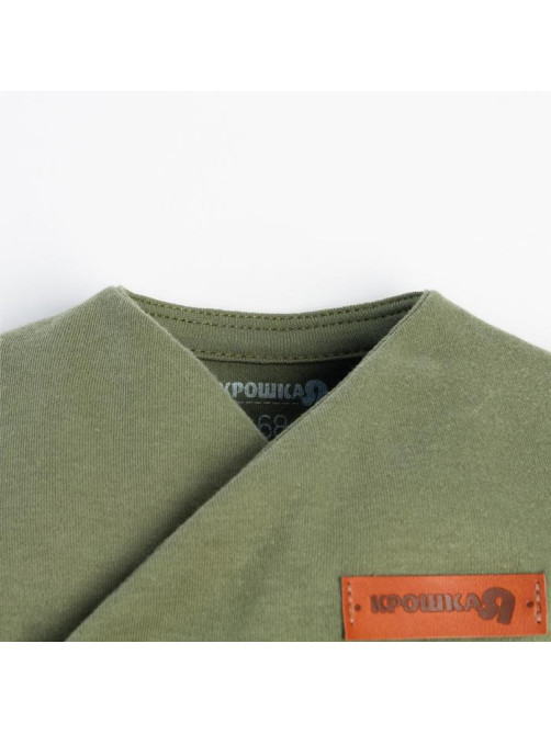Комбинезон детский «Крошка Я» BASIC LINE, рост 68-74 см, зелёный