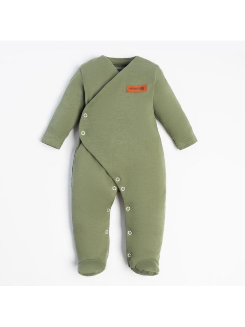 Комбинезон детский «Крошка Я» BASIC LINE, рост 68-74 см, зелёный