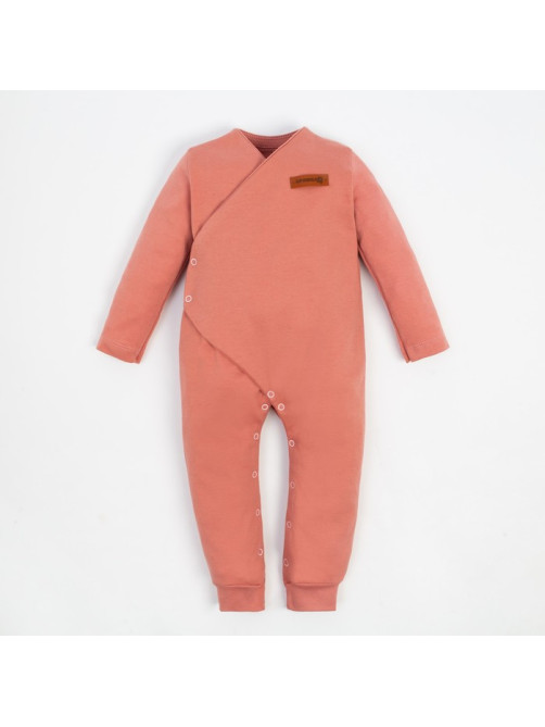 Комбинезон детский «Крошка Я» BASIC LINE, рост 86-92 см, розовый