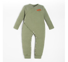 Комбинезон детский «Крошка Я» BASIC LINE, рост 86-92 см, зелёный